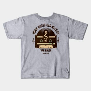 vintage cassette old music record b9 Kids T-Shirt